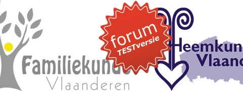 Nieuw gespreksforum voor Familiekunde Vlaanderen en Heemkunde Vlaanderen